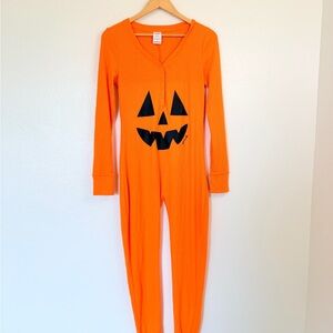 PINK Victoria's Secret Jack-O-lantern thermal onesie